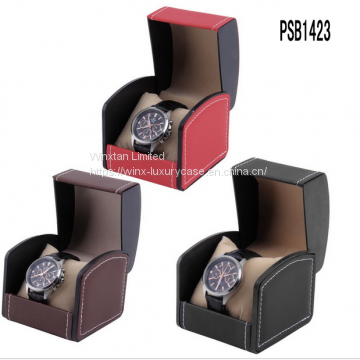 Luxury Single Watch Box Watch Case,watch Gift Box Watch Packaging Box for Men With a Show Top From Manufacturer Winx Foshan,Guangdong,China Supplier photo-5