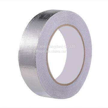 Preservative Chemical Resistant Alu Glass Cloth Tape -10~+60C Temperature Insulation Aluminum Foil Fiberglass Tape photo-4