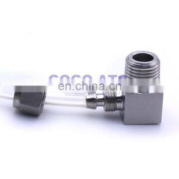 Quick Coupler ZG1/4'',O.D 6mm Male Thread PU Nylon Tube Fast Twist Hose Stainless Steel 304 L Type Connector Tank Pipe Fitting photo-4