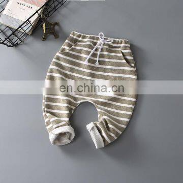 2020 INS Popular Loose Pants Kids Terry Cotton Wide Leg Pant On Sale photo-4