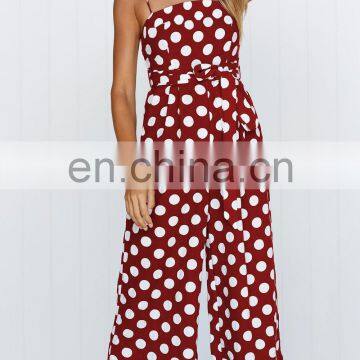New Arrival Ladies One Piece Dot Printing Jumpsuit and Adult One Piece Jumpsuit photo-2