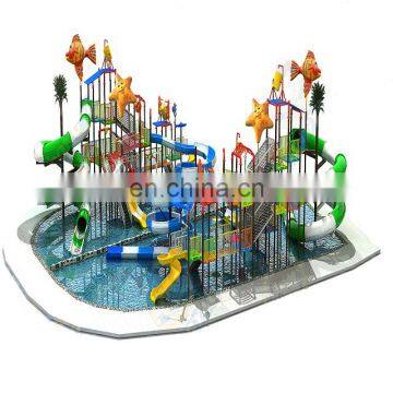 Large Fiberglass Slide for Water Pool, Water Play Equipment for Sale