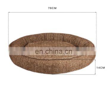 Jianicat Round Soft Plush Indoor Pet Dog Beds photo-2