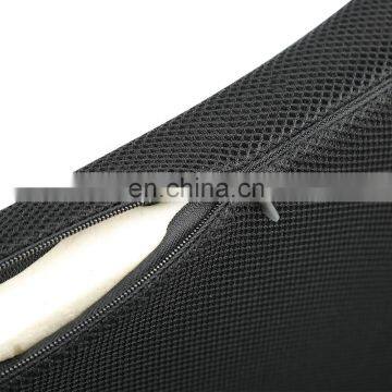 Custom Embroidered Orthopedic Lumbar Support Pillow Chair Memory Foam Back Cushion photo-6