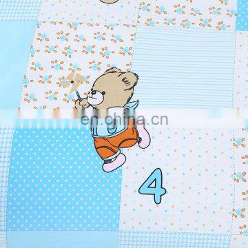 Wholesale Price 60*140cm Cartoon Printed 100% Cotton Duvet Cover Bed Sheet Pillow Case Bed Linen Kids Bedding Set photo-6