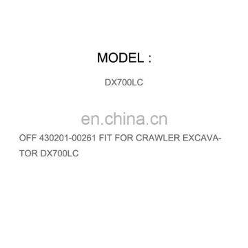 DIESEL ENGINE PARTS ADAPTER FUEL LEAK OFF 430201-00261 FIT FOR CRAWLER EXCAVATOR DX700LC