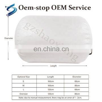 Yoga Home Gymnastics Exercise Training Air Track Roller Cylinder Cheap Prices Black Gymnastics Fitness DWF Inflatable Air Barrel photo-5