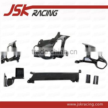 CARBON FIBER INTERIORS AIR CONDITIONING INLET SURROUND (6 PCS) RHD FOR FERRARI 458 ITALIA ( TWILL WEAVE )(JSK110240)