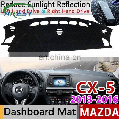 for Mazda CX-5 2013 2014 2015 2016 KE Anti-Slip Mat Dashboard Cover Pad Sunshade Dashmat Protect Carpet Car Accessories CX5 CX 5