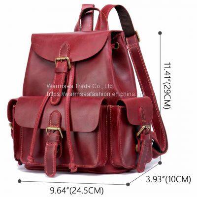 girls mini leather school bags backpacks