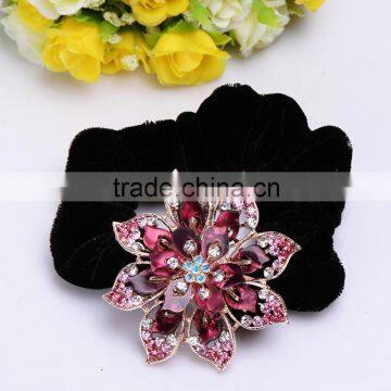 Colorful Rhinestone Elastic Girls Hair Bands Ball