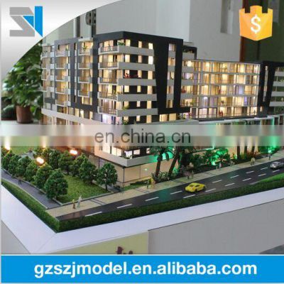 Customized scale villa house model with model car , architectural 3d maquette