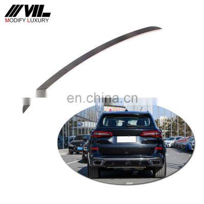 Carbon Fiber Rear Middle Spoiler for BMW G05 X5 M Sport xDrive40i xDrive50i 2019