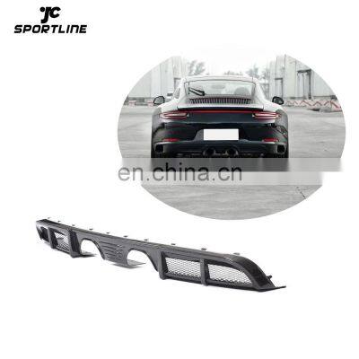 JCSPORTLINE Carbon Fiber 911 GTS Rear Diffuser for Porsche 911 Carrera 4S Coupe 2-Door 2017