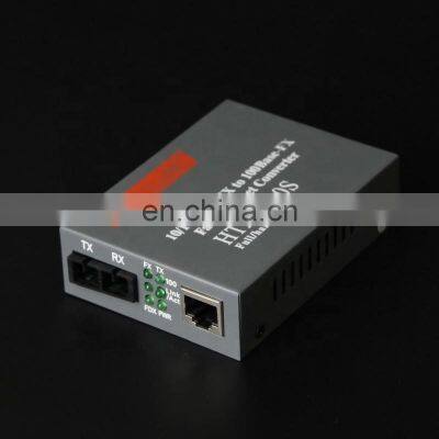 HTB-1100S Optical Fiber Media Converter 25km SC 10/100Mbps RJ45 Single Mode Double Fiber Optical Media Converter photo-2