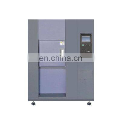 Two zone hot impact testing cryo chamber hot cold test chamber environmental climatic thermal shock test chamber