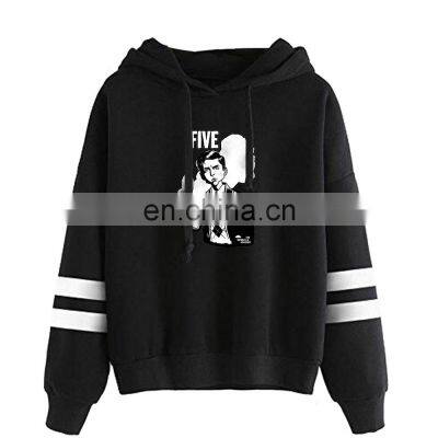 Wholesale Umbrella College Fashion Bagless Horizontal Bar Hoodie Men's Women's Leisure Sports Jogging Clothes Sweater photo-3