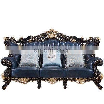 Новый поступление 2021 года. Набор мебели из натуральной кожи - классический диван для гостиной photo-3