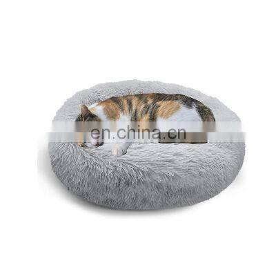 novelty premium memory foam small cat cheap folding plush fluffy cool designer plush elevated dog pet bed