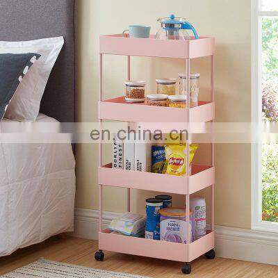 2022 Hot Sale 4 Tiers Bathroom Kitchen Living Room Organizer Storage Rack photo-3