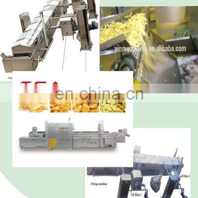 Atomatic Stainless Steel potato processing plant/frozen potato chips machine/Frozen French Fries production line