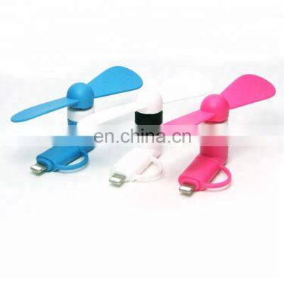 Silicone Ultra Mini 2 in 1 Phone Fan Ventilator USB photo-5