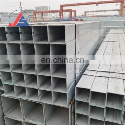 hot dip carbon steel square tube 20x20 25x25 40x40 50x50 60x60 80x80 100x100 120x120 150x150 galvanized steel square pipe