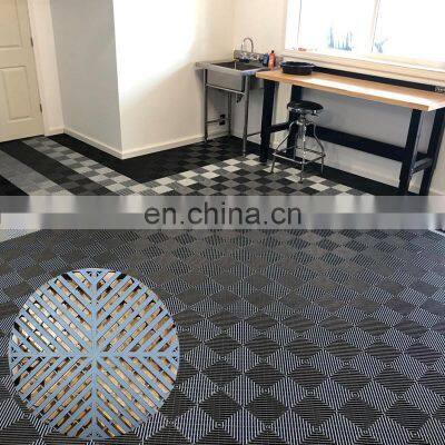 CH Factory Selling Non-Toxic Interlocking Modular Removeable Vented Solid Multi-Used 40*40*4cm Garage Floor Tiles