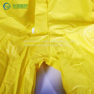 FD6-2002 Hooded Protective Coverall Type 6 Coveralls Medical Hooded Protective Coverall photo-3