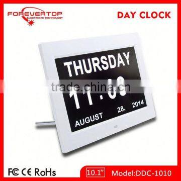 Hot sell High definition digital big screen 12 h day clock digital led for elder