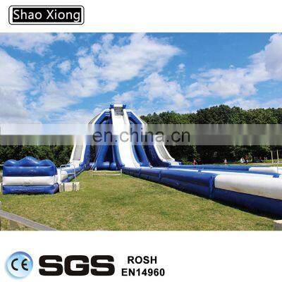 Custom Waterslide Heavy Duty 15ft 20ft 30ft 1000 Ft Toboganes Inflables Slip Inflatable Water Slide Slides The City For Sale photo-5