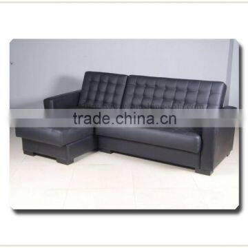 Leather Chaise Lounge Comer Sectional Sofa With Storage                        
                                                Quality Choice