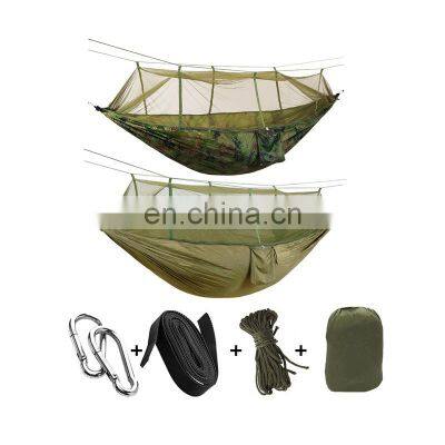 Double 210T nylon anti-mosquito parachute cloth hammock Parachute cloth hammock outdoor camping swing Parachute Fabric Sleep