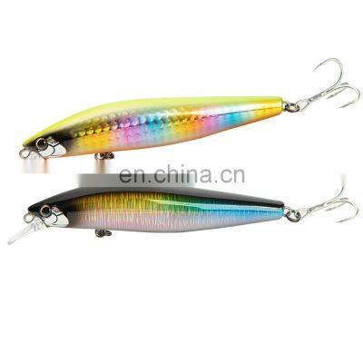 JOHNCOO 105mm Sinking Minnow Fishing Lure 17g Bass Pike Artificial Tungsten Weight Slider System Long Casting Wobbler