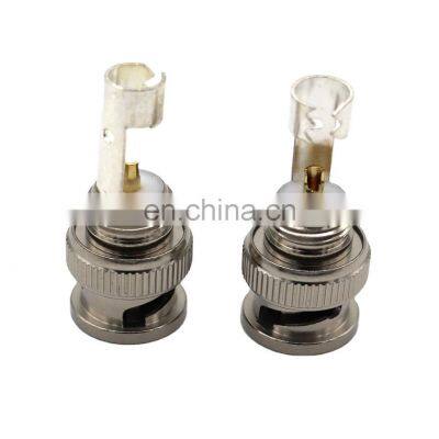 Conector de husillo externo CCTV Coaxial de radiofrecuencia, rg59 RG6 rg179, 50 Ohm y 75ohm, conector Coaxial CCTV, 3G