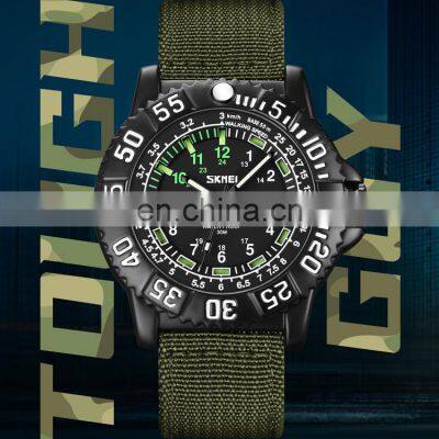 New Arrival Skmei 9281 Nylon Strap Fashion Quartz Watch for Men OEM Customized Logo Wristwatch Wholesale Price