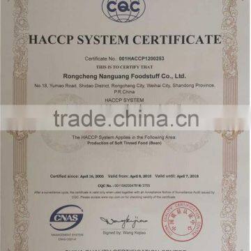 HACCP CERTIFICATE