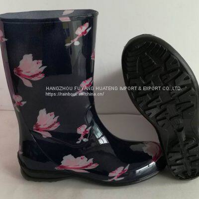 Cheap Women Rain Boots,Vogue Female Rain Boots,Popular PVC Rain Boots,Colourful Ladies Boots,Outdoors Rain Boots photo-3