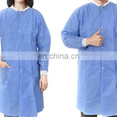 High Quality Disposable Isolation Gown Surgical Gown of Nonwoven Fabric for Surgery photo-3