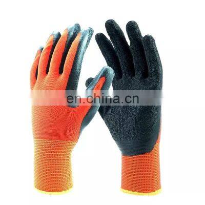 Industrial Seamless Mechanic Work Safety Labor Working Cut Resistant Protective 13G Red Polyester Hand Gloves