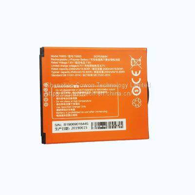 Li-polymer 7.6V 2480mAh rechargeable replacement 2ICP5 58 84 P2 T6900 battery for Sunmi POS Payment Terminal