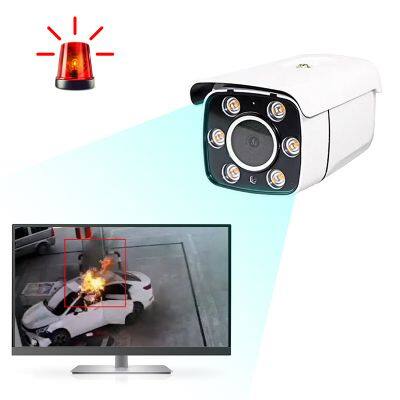 AI flame recognition camera  security camera night vision