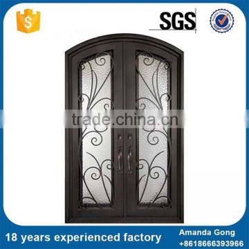 Modern Design Wrought Iron Main Grille Door Design photo-2