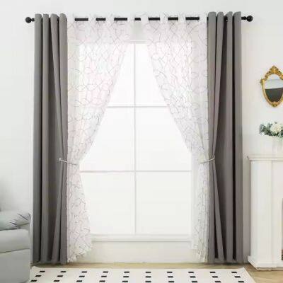 High Quality Factory Luxury Silk Curtains For Sophisticated Bedroom And Living Room Decor photo-3
