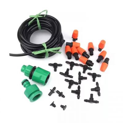 Micro Spray Irrigation System 4/7mm Hose DIY Adjustable Sprinkler Outdoor Plant Greenhouse Garden Automatic Watering Kits