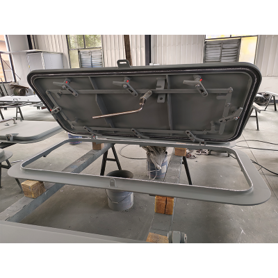 Single Handle Steel Wind and Rain Door for Marine Use Hardware Product photo-2