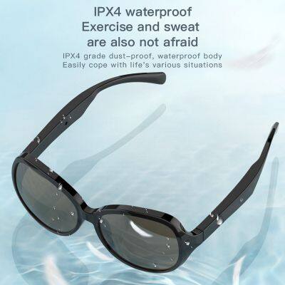 Smart Glasses Earphone Stereo Headset Dual Speaker Touch Wireless Bluetooth Sunglasses Headphone Travel Driving photo-3