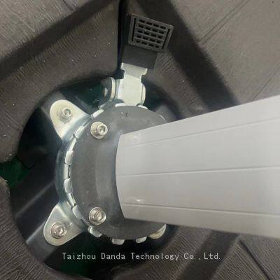 Outdoor Aluminum Waterproof 2.5*2.5m Double Roof Umbrella With Side Stand photo-2