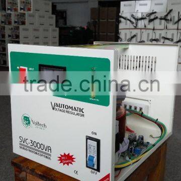 160-240V to 220V AC Single Phase Approve Portable 3000W Automatic Voltage Regulator photo-2
