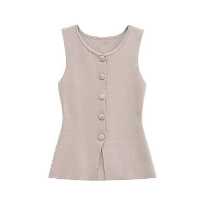 Winter New Vest Top, European and American Style, Sexy Women's Small Fragrance, Retro and Niche photo-4